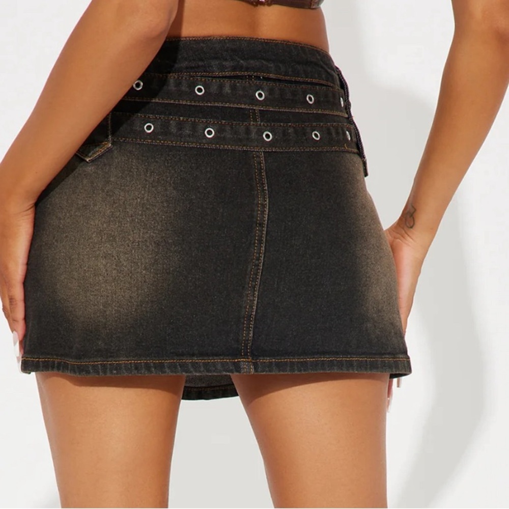 Denim Mini Skirt